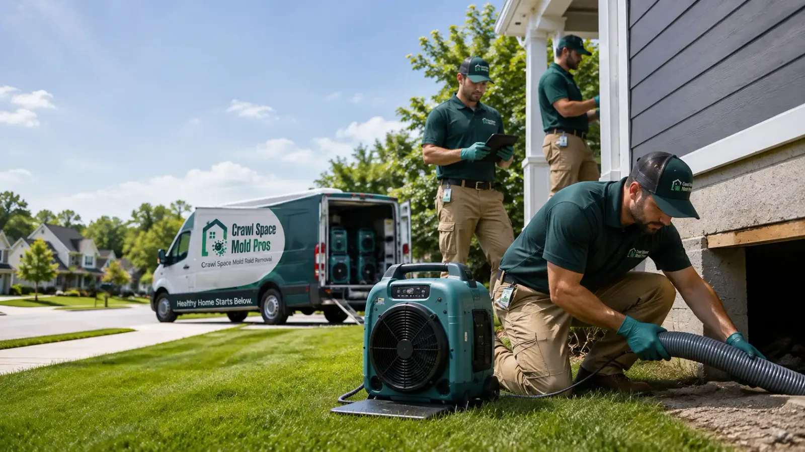 Crawl Space Mold Removal in Ewing, NE